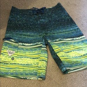 Columbia PFG swim trunks